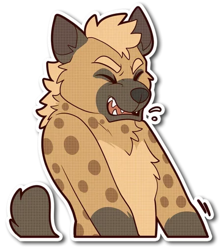 Эмодзи little Hyena