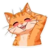 Эмодзи Рыжий кот
