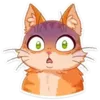 Эмодзи Рыжий кот