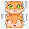 Эмодзи Рыжий кот