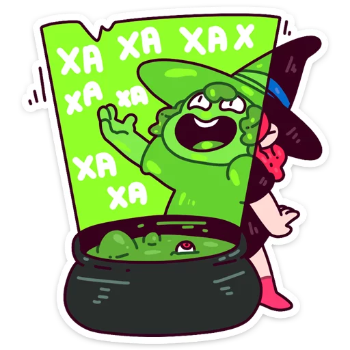 Эмодзи Имбирная ведьмочка