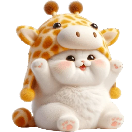 Эмодзи Пушистый жираф