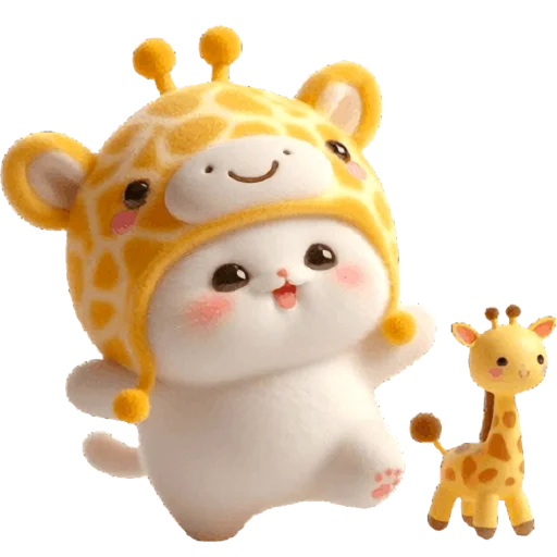 Эмодзи Пушистый жираф