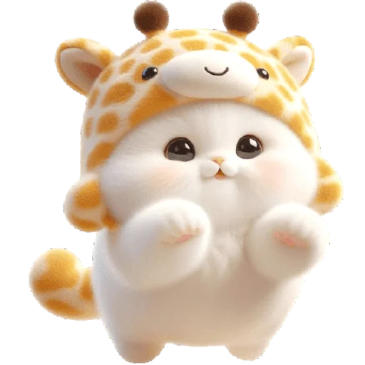Эмодзи Пушистый жираф