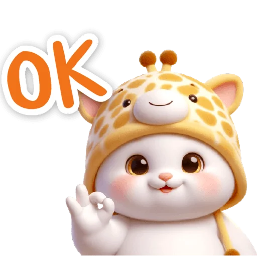 Эмодзи Пушистый жираф