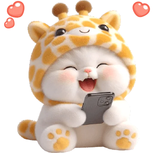 Эмодзи Пушистый жираф