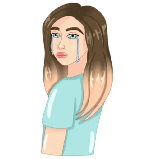 Эмодзи Girl from CatsiArt