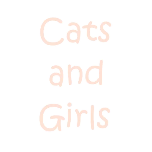 Эмодзи Girls and Cats