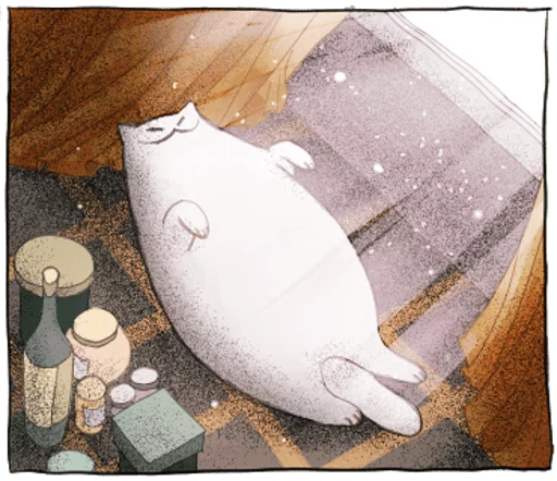 Эмодзи Gloomy Cat