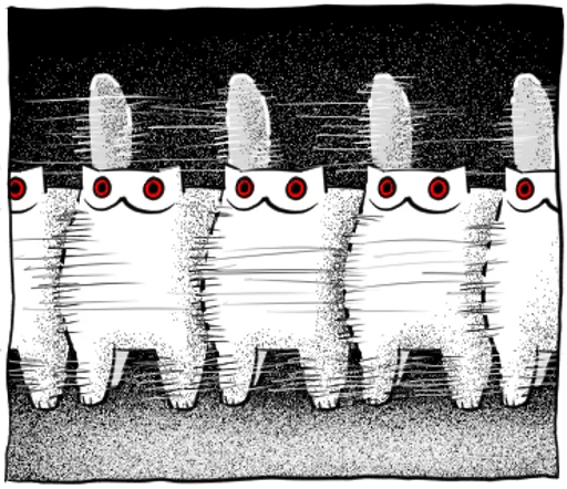 Эмодзи Gloomy Cat