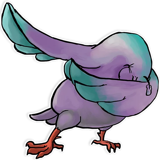 Эмодзи Голубь Владимир