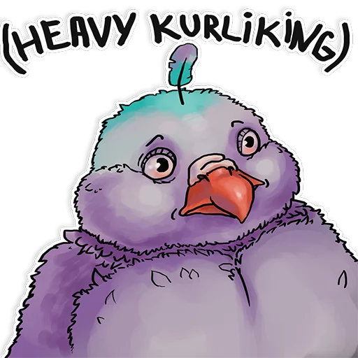 Эмодзи Голубь Владимир