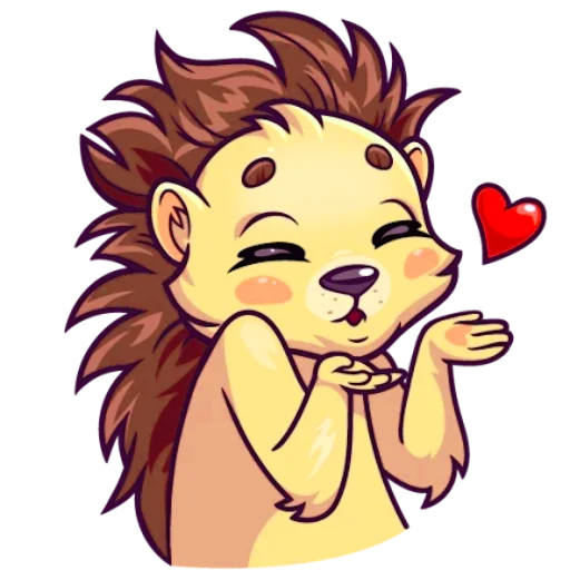 Эмодзи Голубоглазый Ёжик