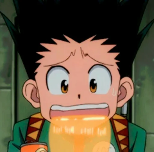Эмодзи Gon freecss