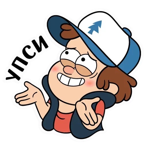 Эмодзи Gravity Falls из VK