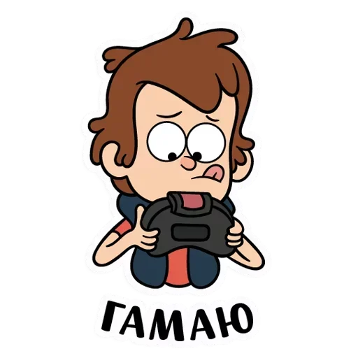 Эмодзи Gravity Falls из VK