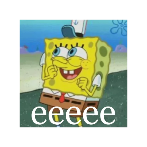 Эмодзи Спанч Боб
