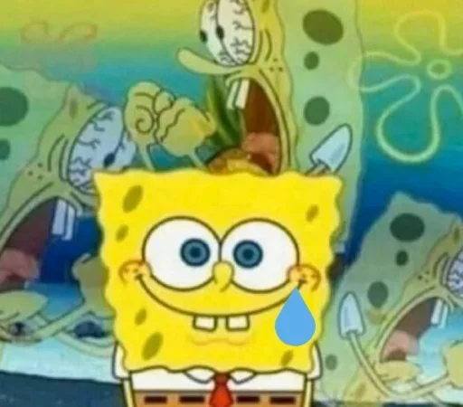 Эмодзи Sponge Bob