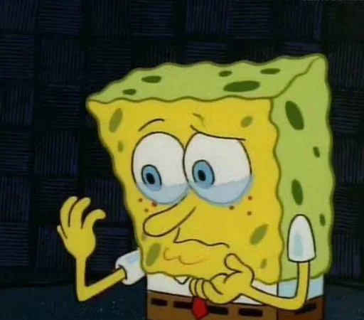 Эмодзи Sponge Bob