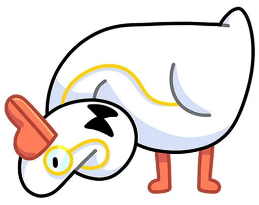 Эмодзи Гусь - за мат кусь без надписей!