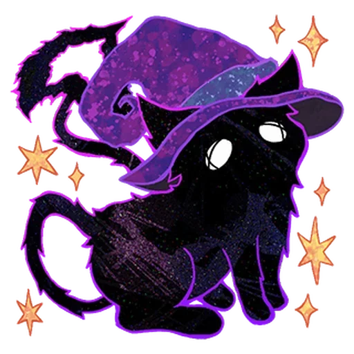 Эмодзи Halloween Space Cat 🎃