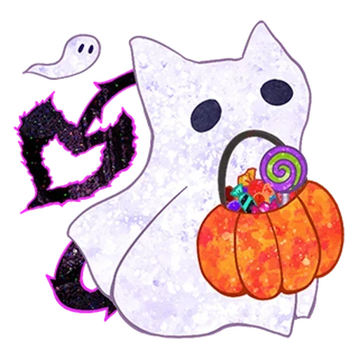 Эмодзи Halloween Space Cat 🎃