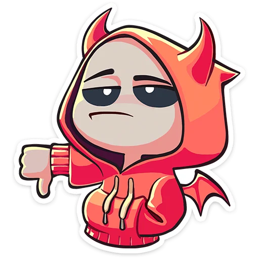 Эмодзи Нимб и рожки