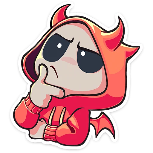 Эмодзи Нимб и рожки