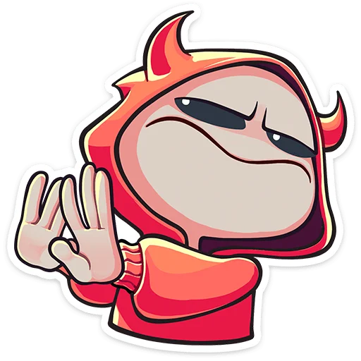 Эмодзи Нимб и рожки