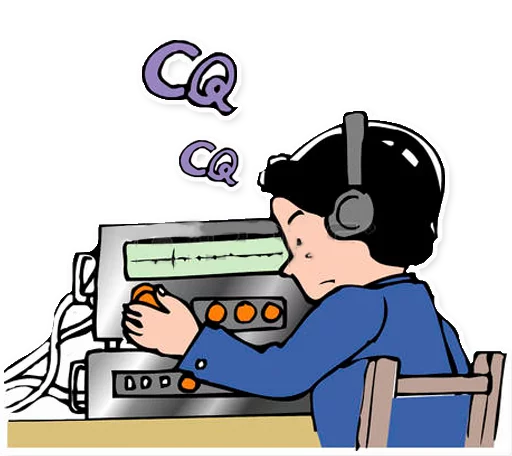Эмодзи HAM RADIO stickers