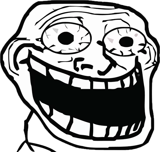 Эмодзи Troll Faces