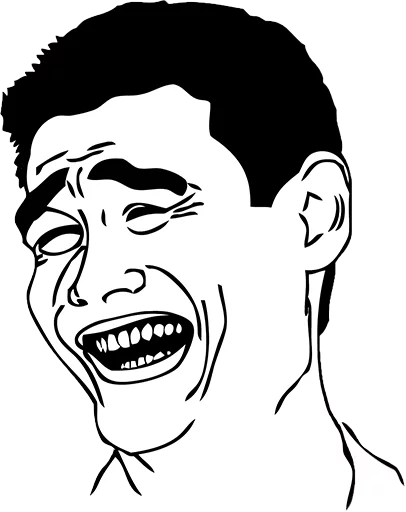 Эмодзи Troll Faces