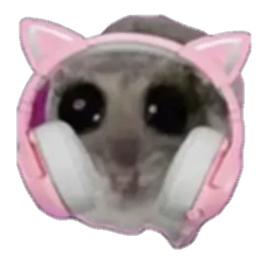 Эмодзи sad hamster