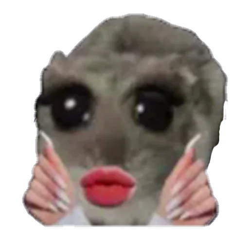 Эмодзи sad hamster