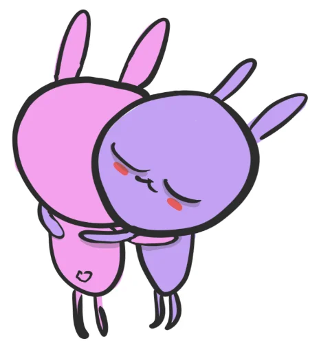 Эмодзи hand bunny