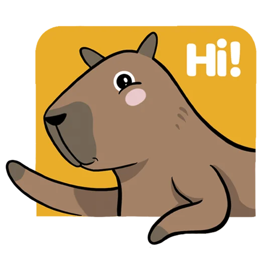Эмодзи cabybara