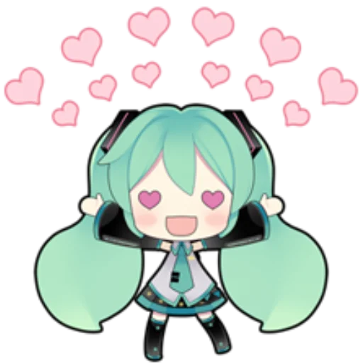 Эмодзи hatsunemikuline