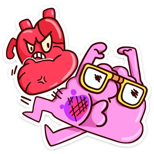 Эмодзи Heart and Brain