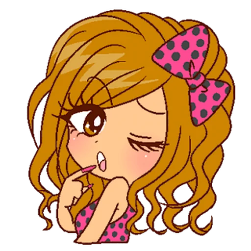 Эмодзи 2000s gyaru