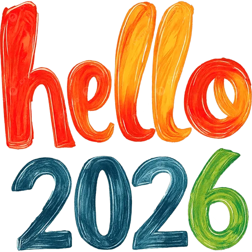 Эмодзи Hello 2026