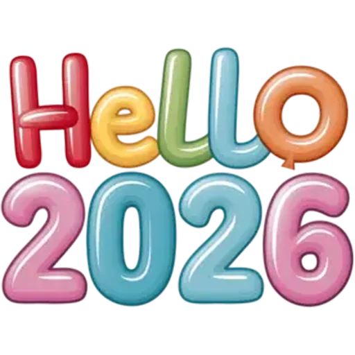 Эмодзи Hello 2026