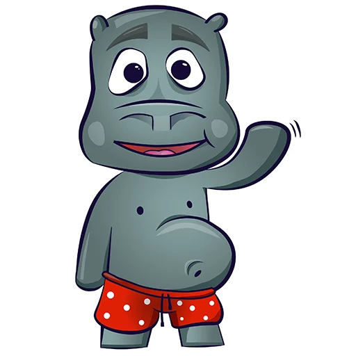 Эмодзи Бегемот Там