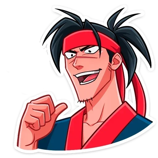 Эмодзи Хиро без надписей