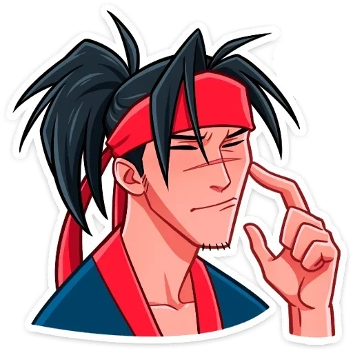 Эмодзи Хиро без надписей