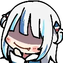 Эмодзи Hololive Gura