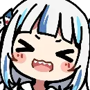 Эмодзи Hololive Gura