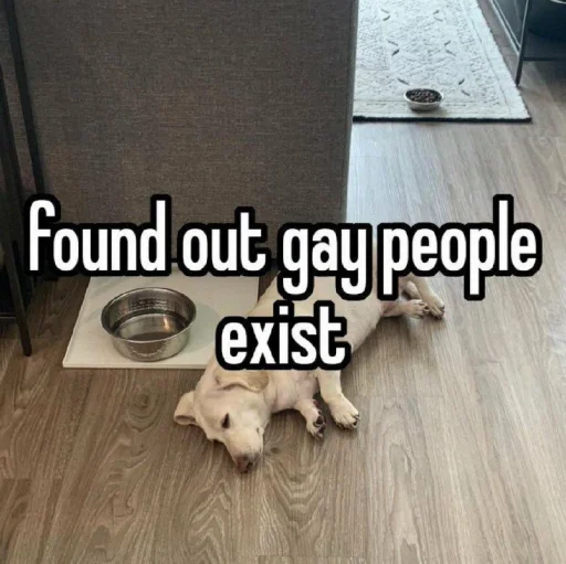 Эмодзи homophobic dog