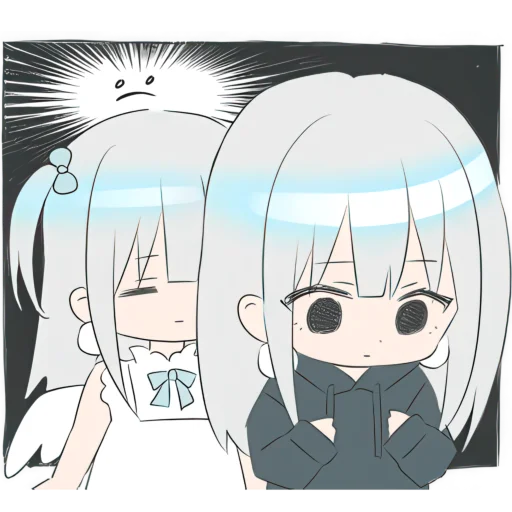 Эмодзи Серебряные сестренки