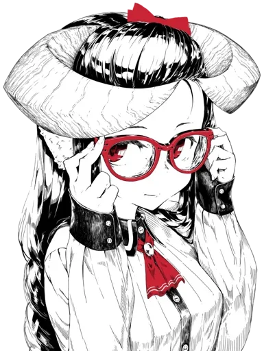 Эмодзи Horned girl (jaco)