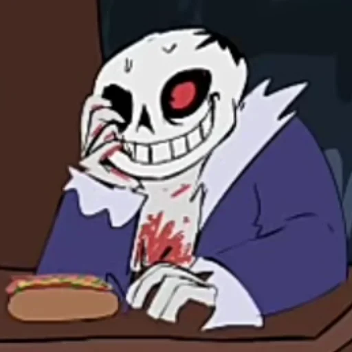 Эмодзи Horrortale sans
